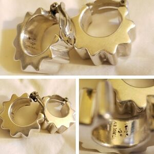 Sterling Silver 9.25 Clip Earrings (28 Grams)